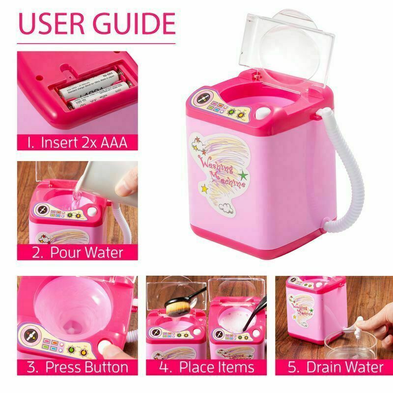 Mini Makeup Brush Cleaning Electric Washing Machine