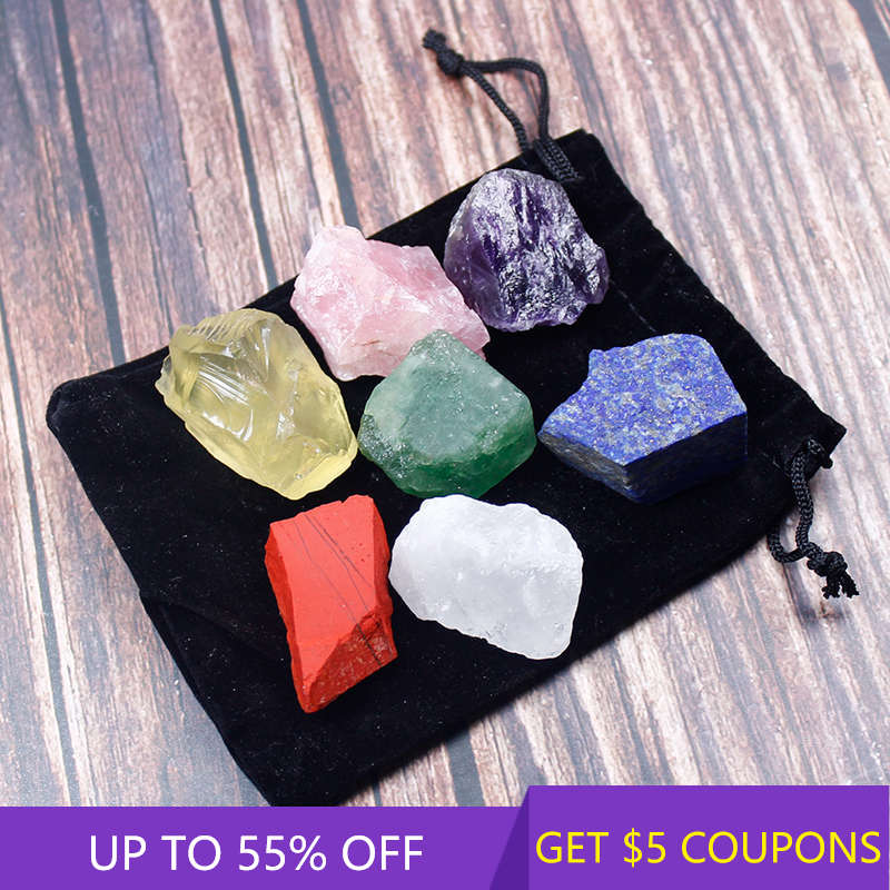 7 Chakra Healing Crystal Stones Set
