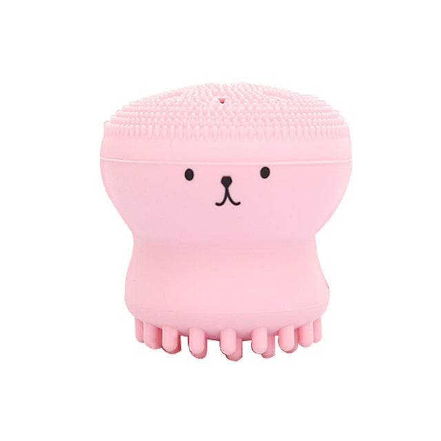 50PC Silicone Face Cleansing Brush Octopus Shape