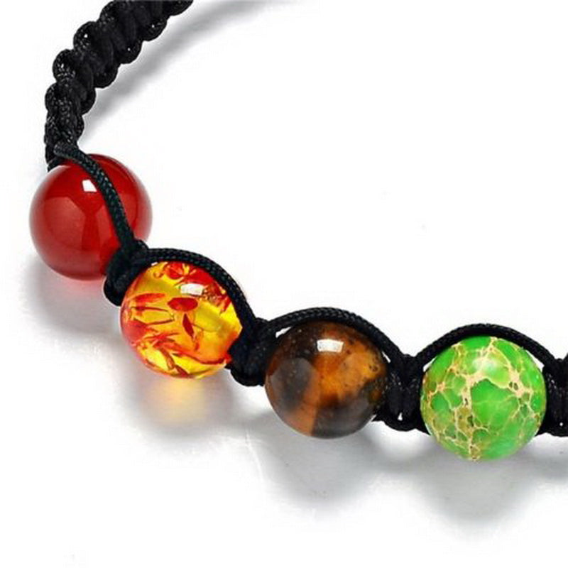 7 Chakra Healing Stones Bracelet